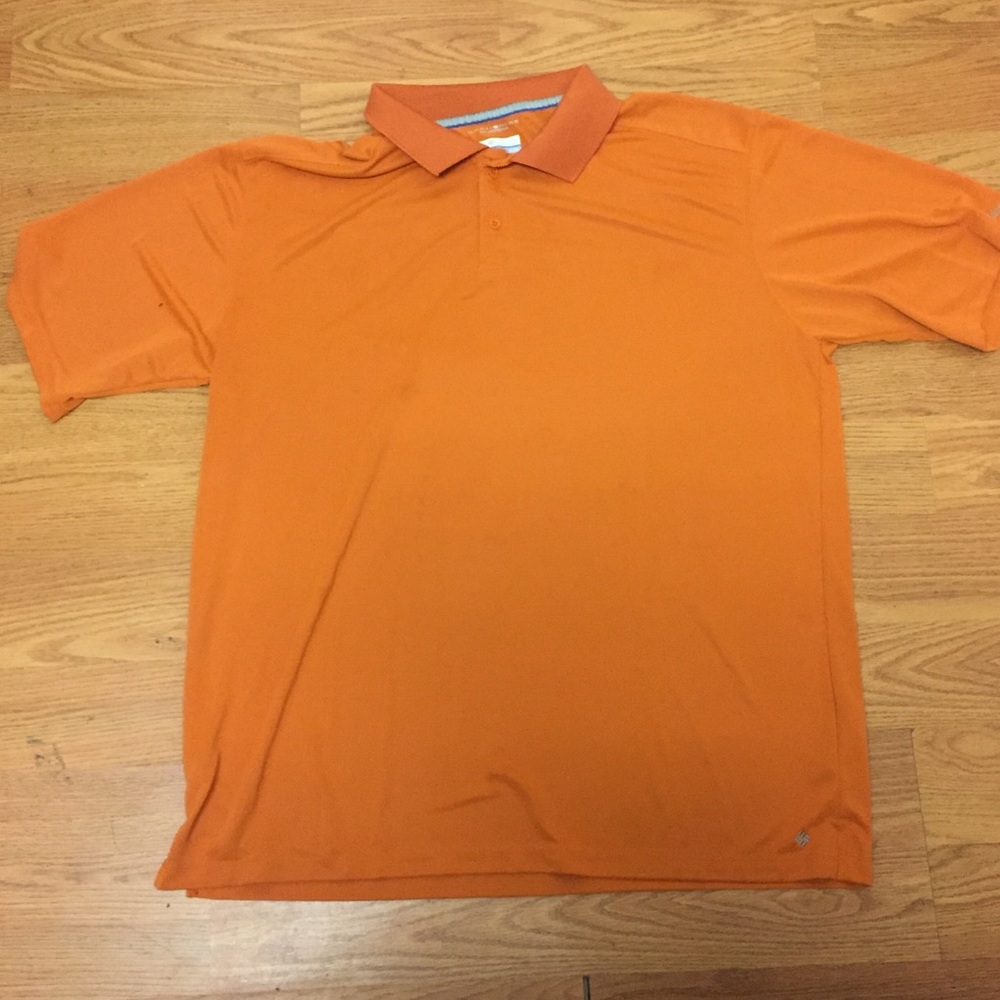 Men polo Columbia size xl orange
